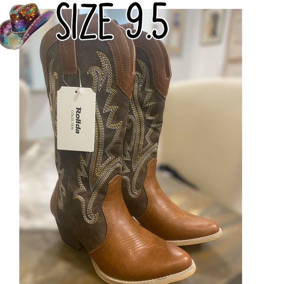 Shoes - 🌸Cowboy Boots Ladies 9.5 NWT